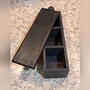 Pottery Barn Wood Spice Box